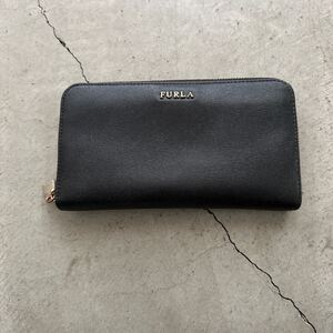 FURLA [フルラ] ☆長財布 レディース ラウンドファスナー☆黒