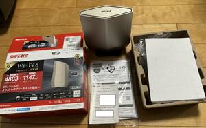 超美品！！　BUFFALO バッファロー AirStation WSR-6000AX8-CG　送料無料！！