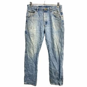 Wrangler デニムパンツ W36 ラングラー ビッグサイズ ライトブルー コットン メキシコ製 古着卸 アメリカ仕入 2404-922