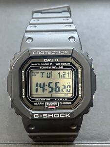 【稼働美品】 G-SHOCK Gショック GW-5000U 電波ソーラー 腕時計 黒 カシオ