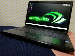 ゲーミングノートPC◆【最上級Core i7★メモリ8GB+爆速SSD128GB+HDD320GB】 Gtune P170EM 17.3インチFULLHD Windows11 Office★DVD Wi-Fi