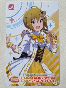 【新品未使用】美品 アイドルマスター 15周年記念 ミリオンライブ！ バナパス 伊吹翼 アイマス ミリマス バンダイナムコ