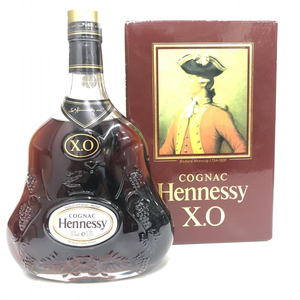 【中古】【未開栓】Hennessy ヘネシー XO 金キャップ　クリアボトル 700ml 40％ 箱付[240097136757]