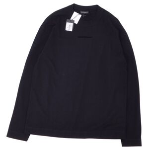 未使用 エンポリオアルマーニ EMPORIO ARMANI Tシャツ カットソー ロングスリーブ 長袖 鹿の子 ロゴ トップス メンズ M cf10od-rm20f11934