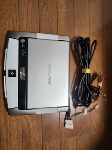 【中古美品・送料込み】アルパイン　フリップダウンモニター　PCX-RM3505LS 