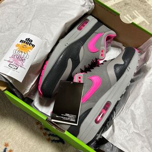 HUF × Nike Air Max 1 Anthracite/Pink Pow 27.5cm 未使用！