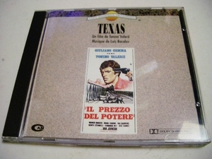 CD TEXAS(Il Prezzo Del Potere) サウンドトラック/Luis Bacalov