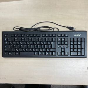 ◎(415-1) 中古新品 Acer USBキーボード PR1101U JIS配列 エイサー