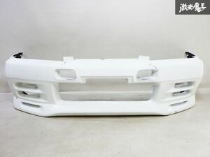 ★ストア出品★ 社外 BNR32 スカイライン GT-R GTR フロント バンパー エアロ 白 ホワイト ソリッド FRP製 即納