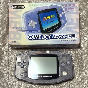 〈本体極美品・箱付属・動作確認済み〉GBA ゲームボーイアドバンス 本体 ミルキーブルー AGB-001 GAMEBOY ADVANCE