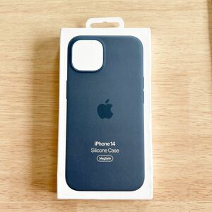 ★新品★Apple純正 iPhone 14 シリコンケース・ストームブルー 88B16