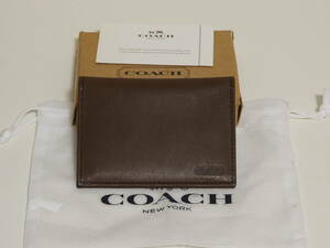COACH(コーチ)｜パスケース/定期入れ/免許証入れ/カードケース｜ブラウン