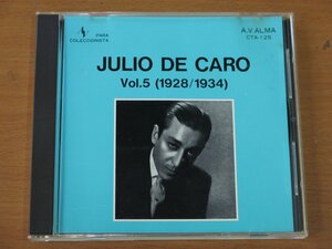 CD JULIO DE CARO Vol.5 (1928/1934) CTA-125 中古品 CLUB TANGO ARGENTINO フリオ・デ・カロ