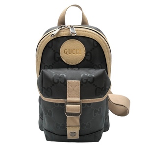 グッチ GUCCI オフザグリット ボディバッグ 658631 ナイロン ボディバッグ メンズ 中古