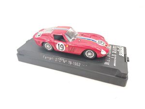 6 ソリド フェラーリ 250 GTO 1/43 ミニカー No 19 1962 ferrari Solido◆おもちゃ ダイキャスト レトロ ルマン 当時物 希少 レーシング