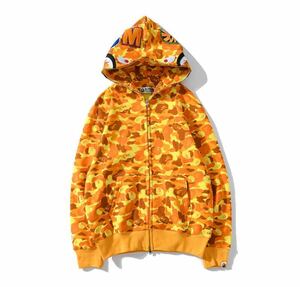 【人気デザイン】アベイシングエイプ パーカー a bathing ape シャークパーカー bape シャークパーカー 男女兼用 長袖 パーカー