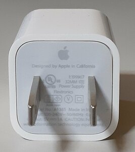 4686 apple純正 iPhone/iPad/iPod 電源アダプタ 5V 1A USB A1385