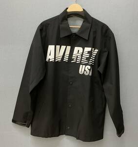 AVIREX アビレックス SG TRACK 3LAYER COACH JACKET6182165 メンズ ジャケット Lサイズ ブラック アウター