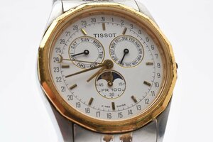 箱付き ティソ ラウンド コンビ クォーツ メンズ 腕時計 TISSOT