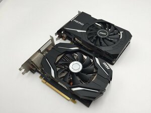 ♪▲【MSI】GeForce GTX 1060 3GB/6GB グラフィックボード 部品取り 2点セット まとめ売り 0920 13