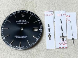 希少 純正 美品 ロレックス ROLEX デイトジャスト DATEJUST 黒文字盤 ダイアル 3針 3Hands セット 16013 16014 16030 16233 16234 16200