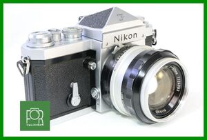 【同梱歓迎】実用■NIKON Fアイレベル / NIKKOR-S 50mm F1.4 6811957/1124983■シャッター全速完動・軍幹部綺麗■11450