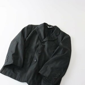 ブラック コムデギャルソン BLACK COMME des GARCONS コットンポリエステル シングルジャケット S/ブラック 黒【2400013500760】