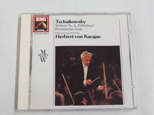 CD / TSCHAIKOWSKY / Sinfonie Nr.6 Pathetique / Dornroschen - Suite / HERBERT VON KARAJAN / 『M43』 / 中古