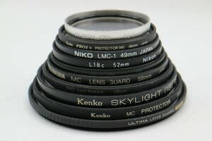 L1159 レンズフィルター 10枚セット Kenko NIKO Nikon HAKUBA marumi 