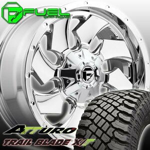 FUEL Ｄ537 Cleaver タンドラ セコイア ランクル 20インチタイヤホイールセット ATTURO TRAIL BLADE XT 275/55R20 285/55R20 305/55R20 X/T