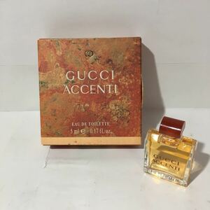 Y2637 【未使用】GUCCI ACCENTI 5ml （オードトワレ）