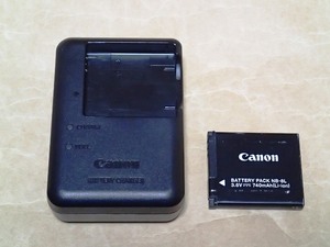 [ Canon バッテリー NB-8L と バッテリーチャージャー CB-2LA ]