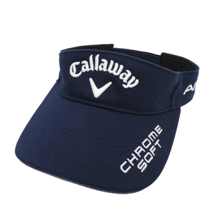 【1円】CALLAWAY キャロウェイ サンバイザー ネイビー系 FR [240101163460]