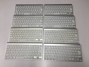 A18987)Apple純正 Wireless Keyboard Bluetooth ワイヤレス日本語キーボード A1314 現状中古動作品8基セット