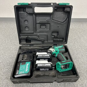 C200-H23-997 makita マキタ 14.4V 充電式 インパクトドライバ M697D ライトバッテリー2個(14.4V 1.5Ah) 充電器 ケース付