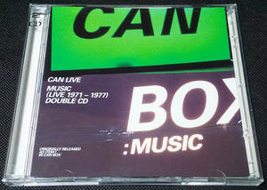 Can - Can Live Music (Live 1971-1977) US盤 2xCD Mute - 9102-2, Spoon Records-SPOONCD42/43 カン 1999年 Holger Czukay, Damo Suzuki