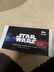 スターウォーズ　topps ワイドカード