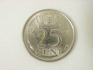 オランダ王国 25 Cents 25 セント　硬貨・コイン　81