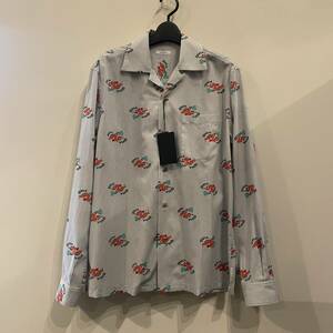 GAVIAL ガヴィル アロハシャツ L/S aloha shirts “yamori” Mサイズ GRAY