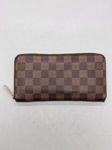 ★ LOUIS VUITTON / ルイヴィトン ダミエ ジッピーウォレット CA4123 ラウンドファスナー 長財布 ブランド 中古品 1219SA