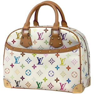 ルイ・ヴィトン Louis Vuitton トゥルーヴィル 手提げ ハンドバッグ モノグラムマルチカラー ブロン(ホワイト) M92663 レディース 【中古】