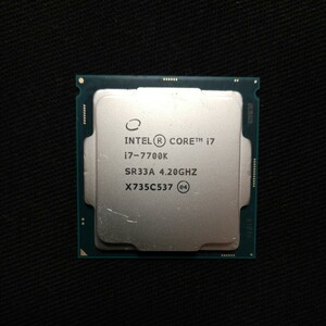 インテルCore i7 7700k付属品なし