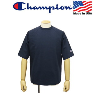 Champion (チャンピオン) C5-T306 T1011 ティーテンイレブン ラグラン ショートスリーブ Tシャツ アメリカ製 CN059 370ネイビー S