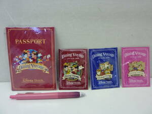 6-004 TDR ディズニー ホテル Disney Dining Voyage ピンズ ピンバッジ 全4種セット 非売品 ミッキー ミニー ドナルド 他