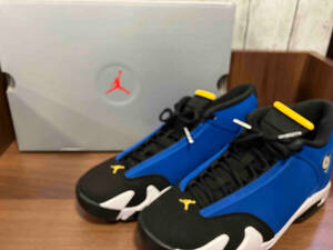 美品 NIKE ナイキ AIR JORDAN 14 エア ジョーダン ブルー 487471-407 レトロ バーシティ ロイヤル スニーカー 箱有り 26cm