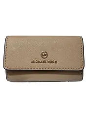 MICHAEL KORS キーケース レザー ベージュ 無地 レディース 32S2LT9D1L