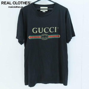 ☆【JPタグ】GUCCI/グッチ オーバーサイズ コットン Tシャツ 457095 X5L89/S /LPL