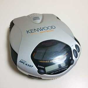 KENWOOD ポータブルCDプレーヤー　DPC-X507 動作品