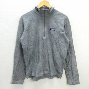 D■パタゴニア/Patagonia SYNCHILLA プルオーバーハーフジップフリースジャケット/26267【S】灰/MENS/295【中古】■