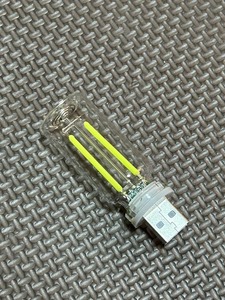 USB レトロ LED電球 グリーン 調光 / S13 S14 S15 R32 R33 R34 R35 FD3S CP9A CT9A EG6 EK9 DC2 GC8 GDB GDA GRB VAB S2000 AE86 